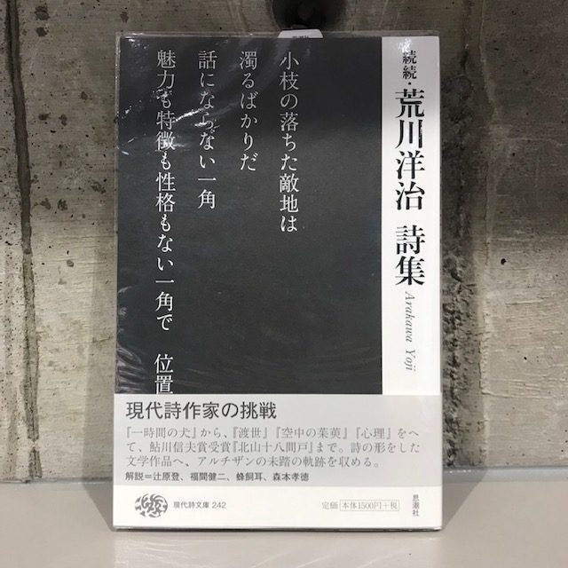 『続続・荒川洋治詩集』(思潮社)
