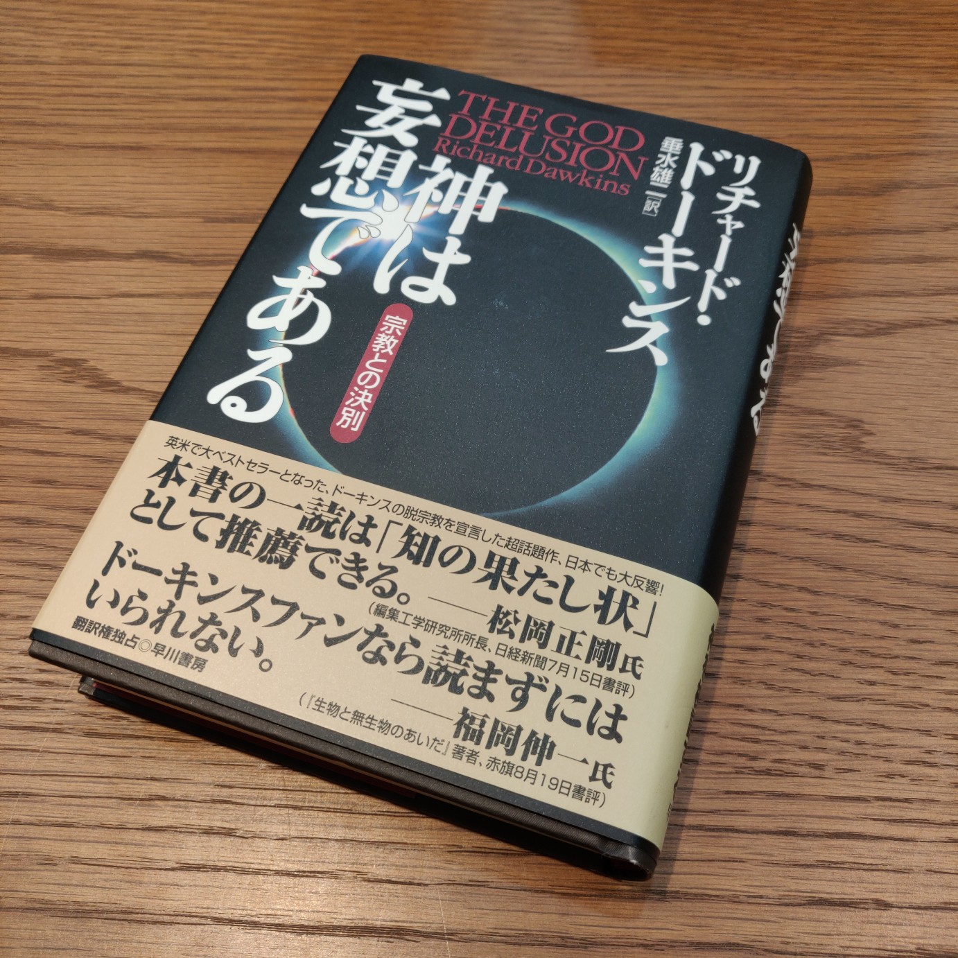 リチャード・ドーキンス『神は妄想である』(早川書房)